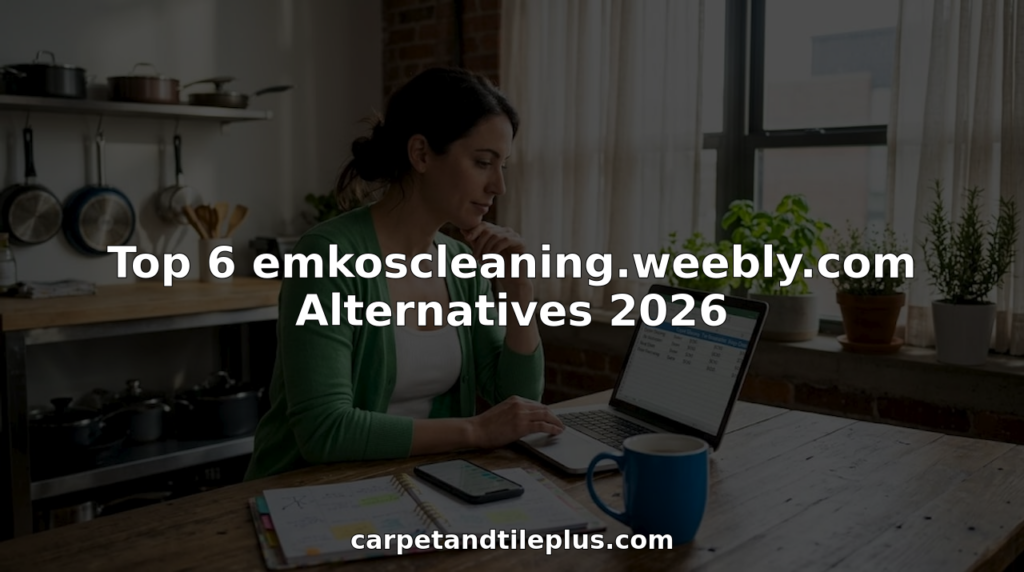 Property manager compares cleaning service quotes at home