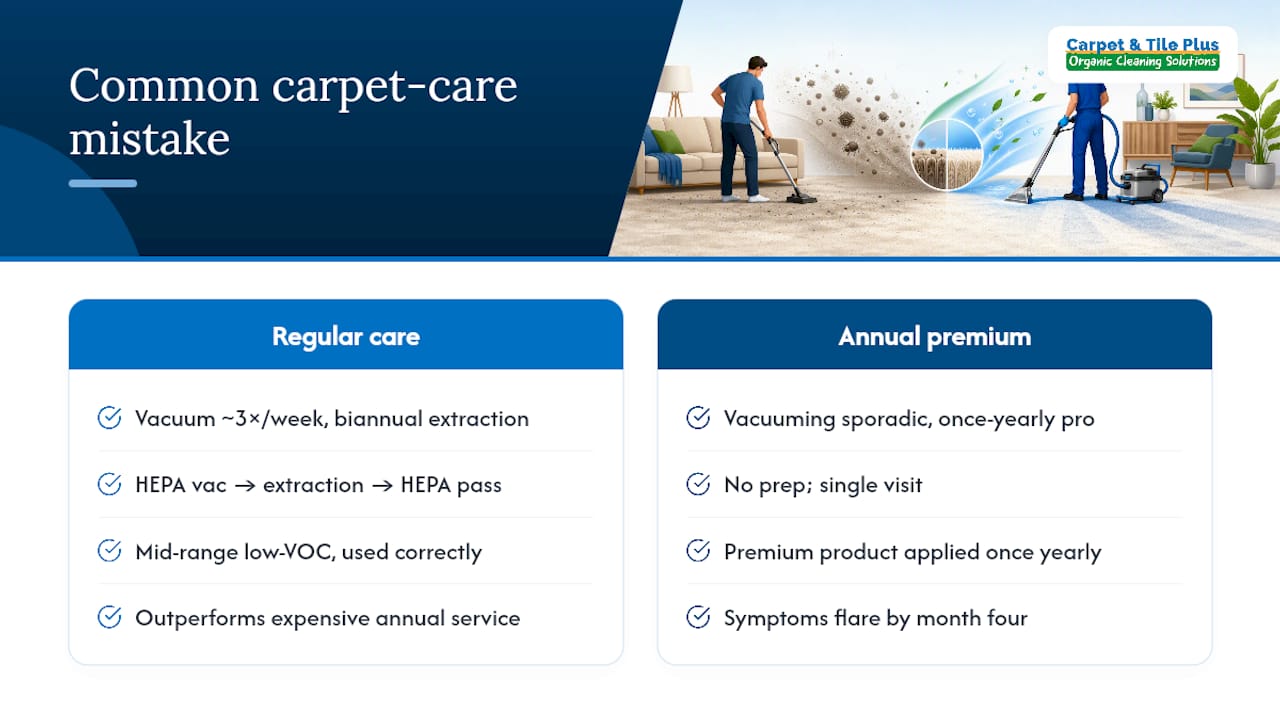 Where Most Homeowners Get Allergy-Friendly Carpet Care Wrong — overview diagram